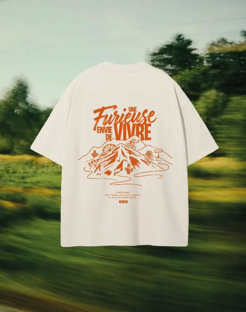Pré-commande - T-shirt "Une furieuse envie de vivre" - ADULTE